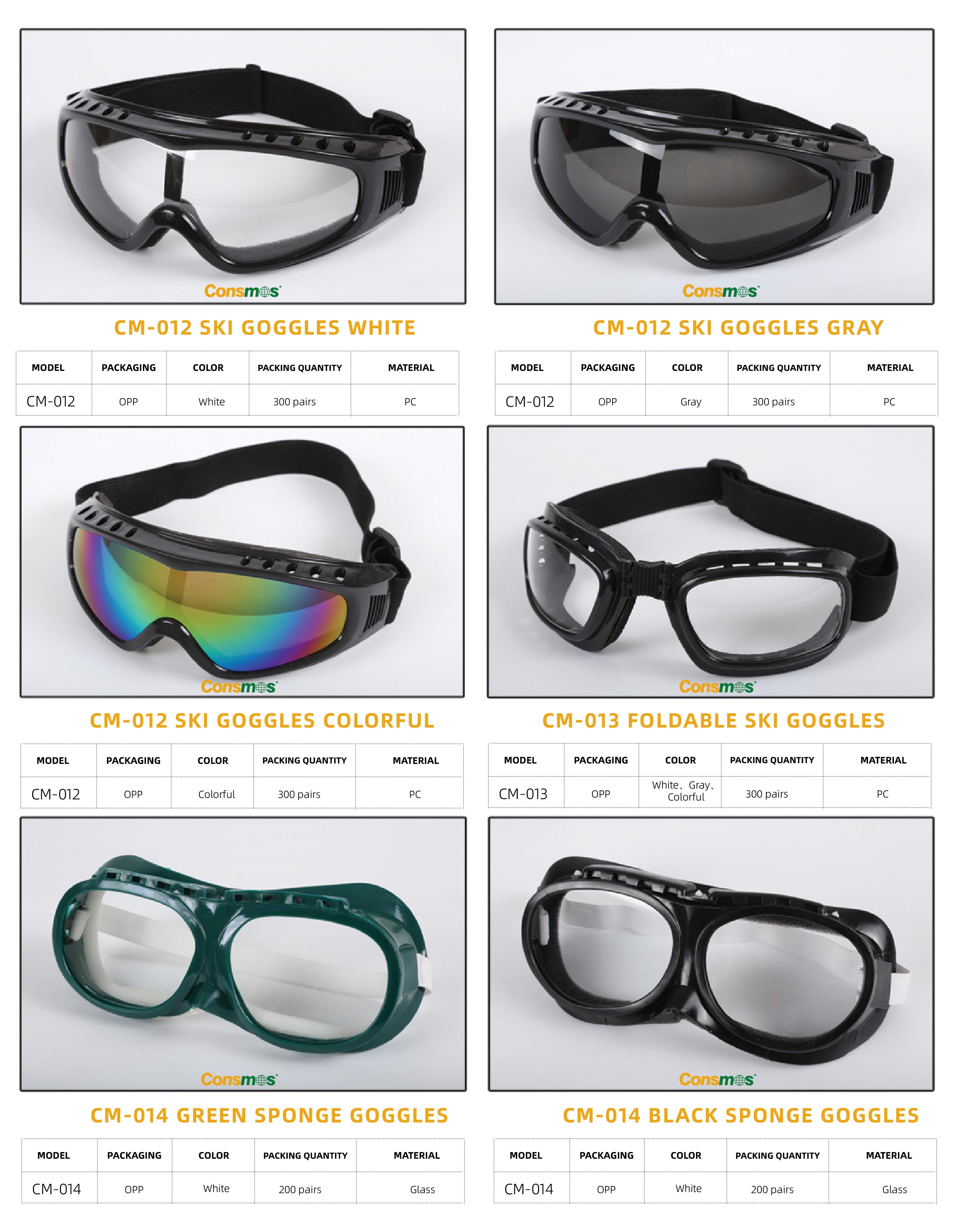 Four-Stud Indirect Vent Goggles
