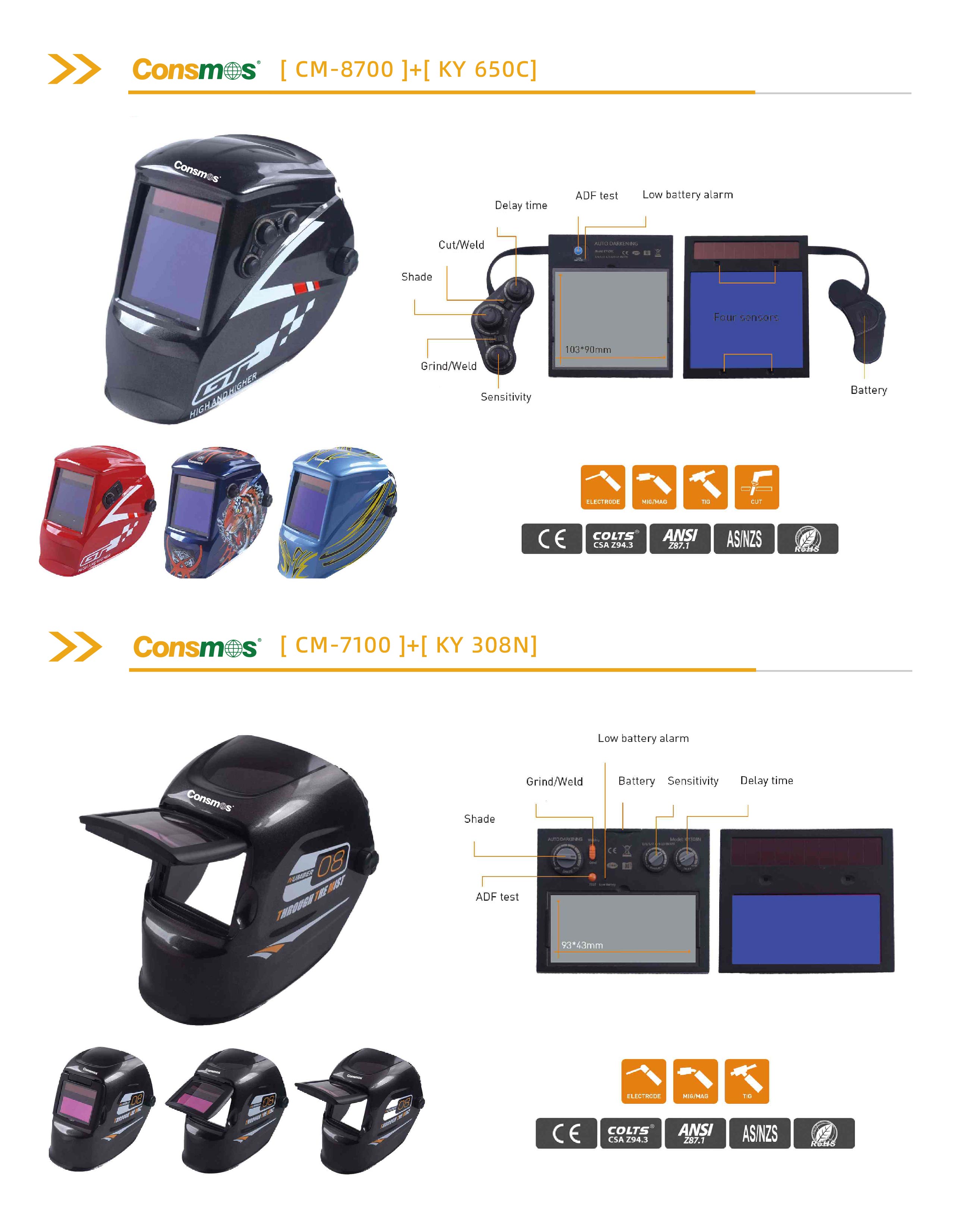 Auto-Darkening Welding Helmet